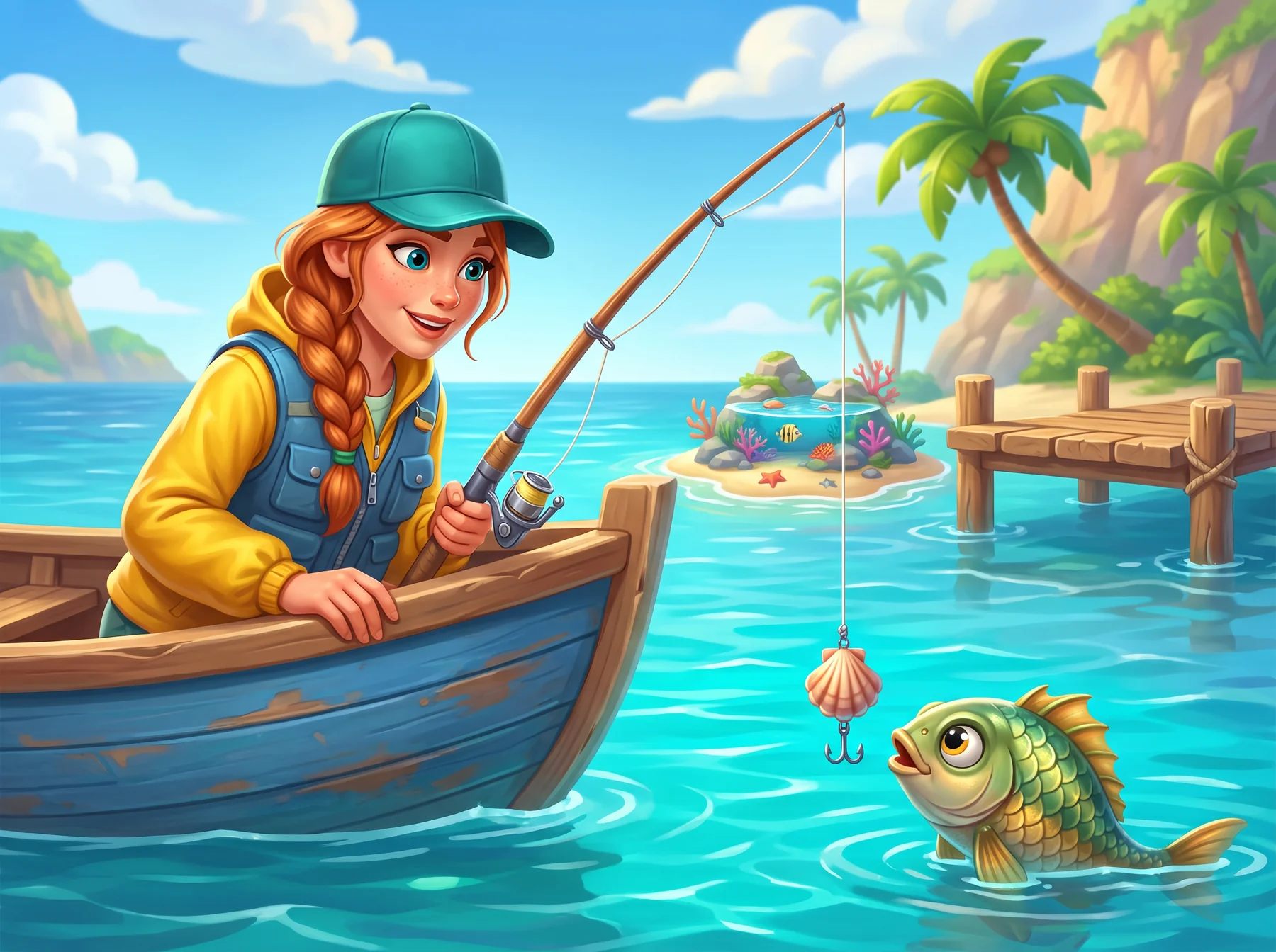 Illustration for Pocket Island, One Extra Oar