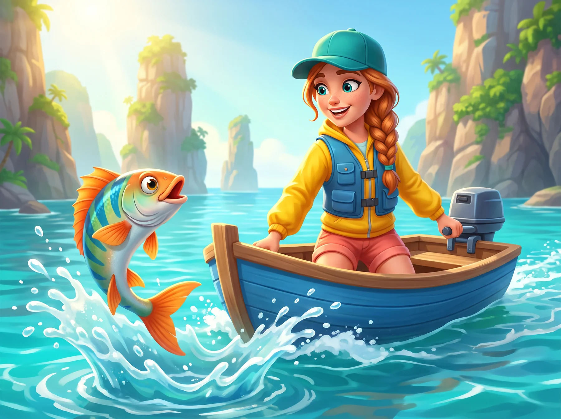 Illustration for Reef Run for the Orange Tail